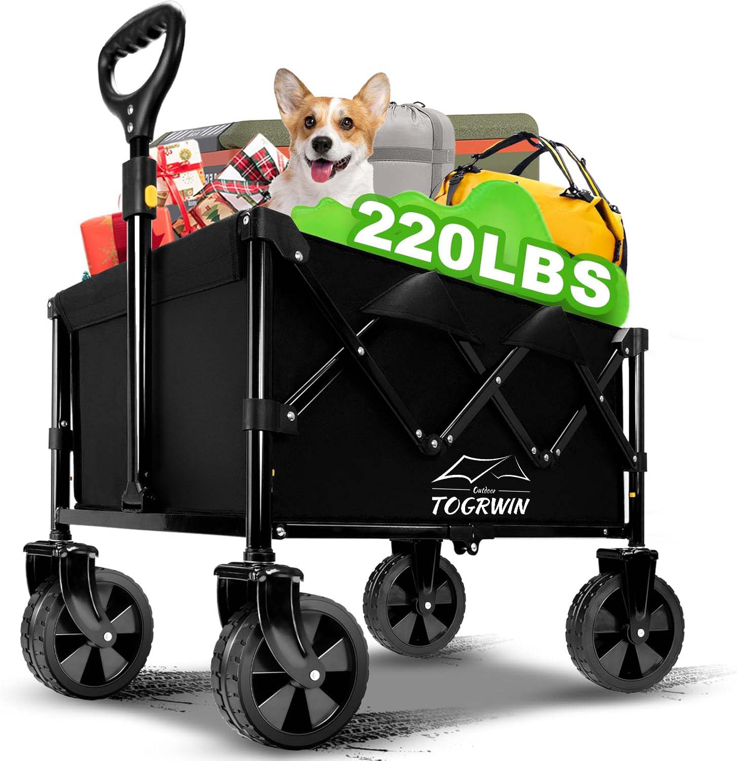 Torgwin skládatelný vozík vozu s koly skládací