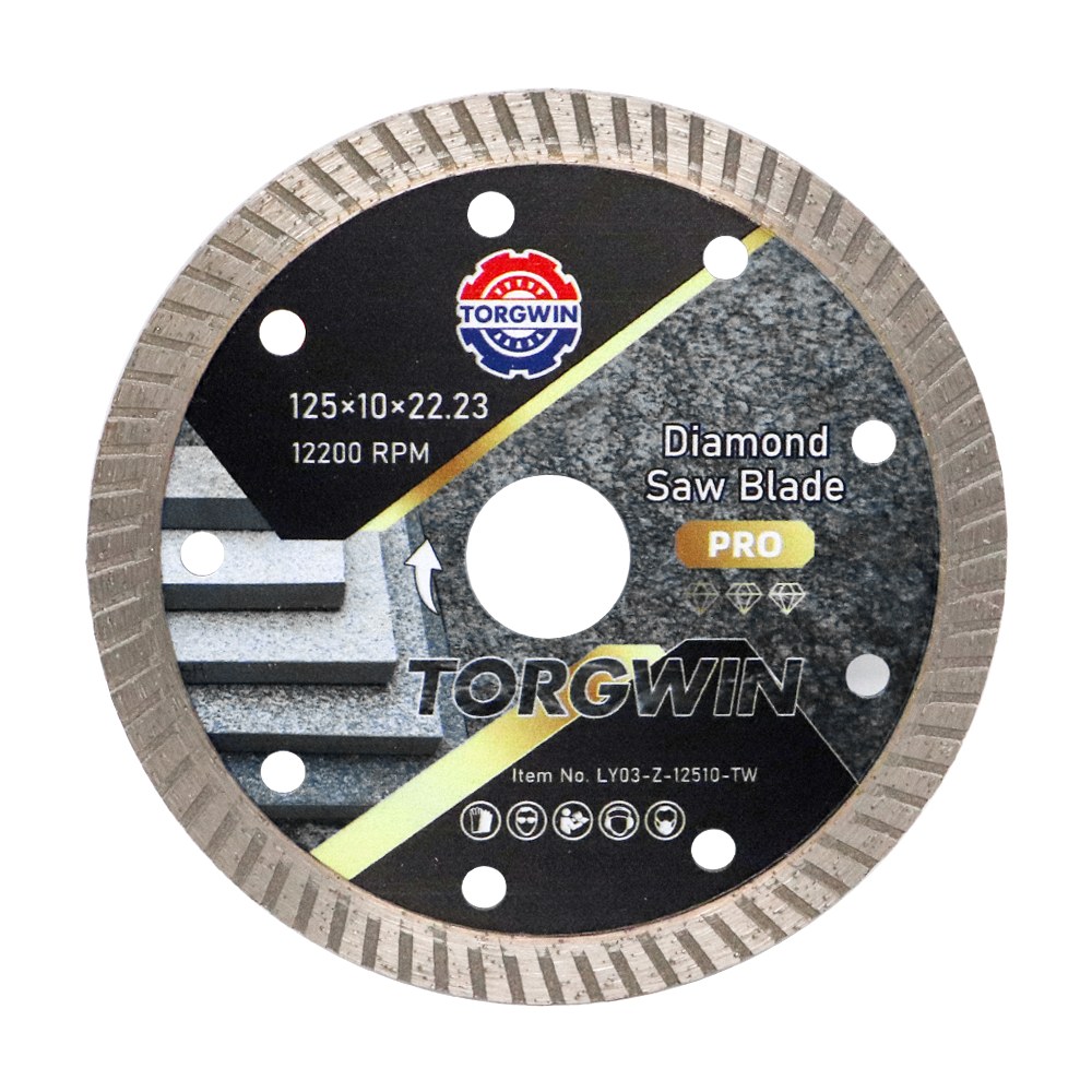 Turbo diamantová čepel pro řezání žuly